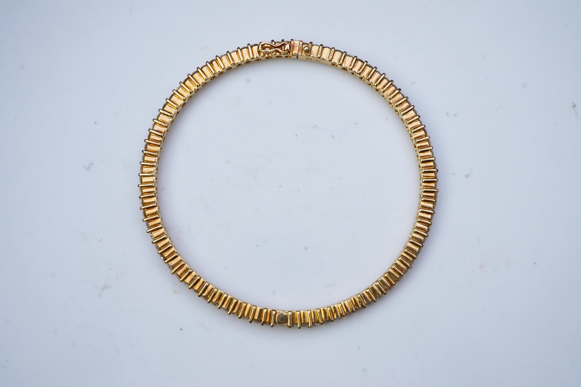 A diamond bangle